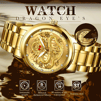 ⏳Zeitlich begrenztes Special⌛Golden Dragon Quarz Herrenuhr