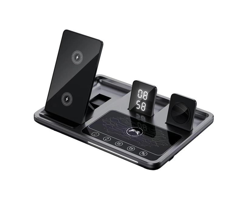 🎁 Neue Generation des schnellen Smart Touch 4 in 1 Wireless Charger für iPhone, Apple Watch und AirPods
