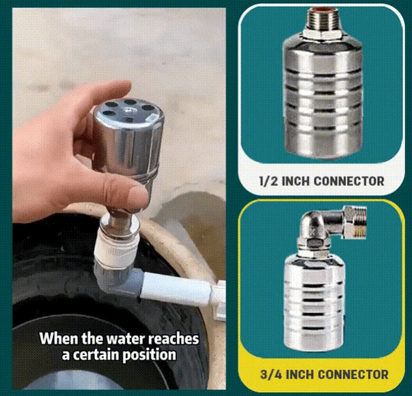 š„°2025 New Hot Sale - 50% OFFāØ304 Stainless Steel Fully Automatic Water Level Control Float Valve