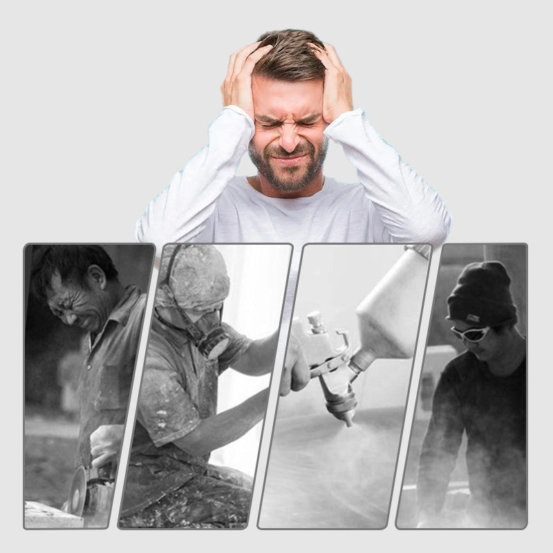 🎁 40% OFF🔥Aktivkohle-Anti-Staub-Doppeltank-Gasmaske
