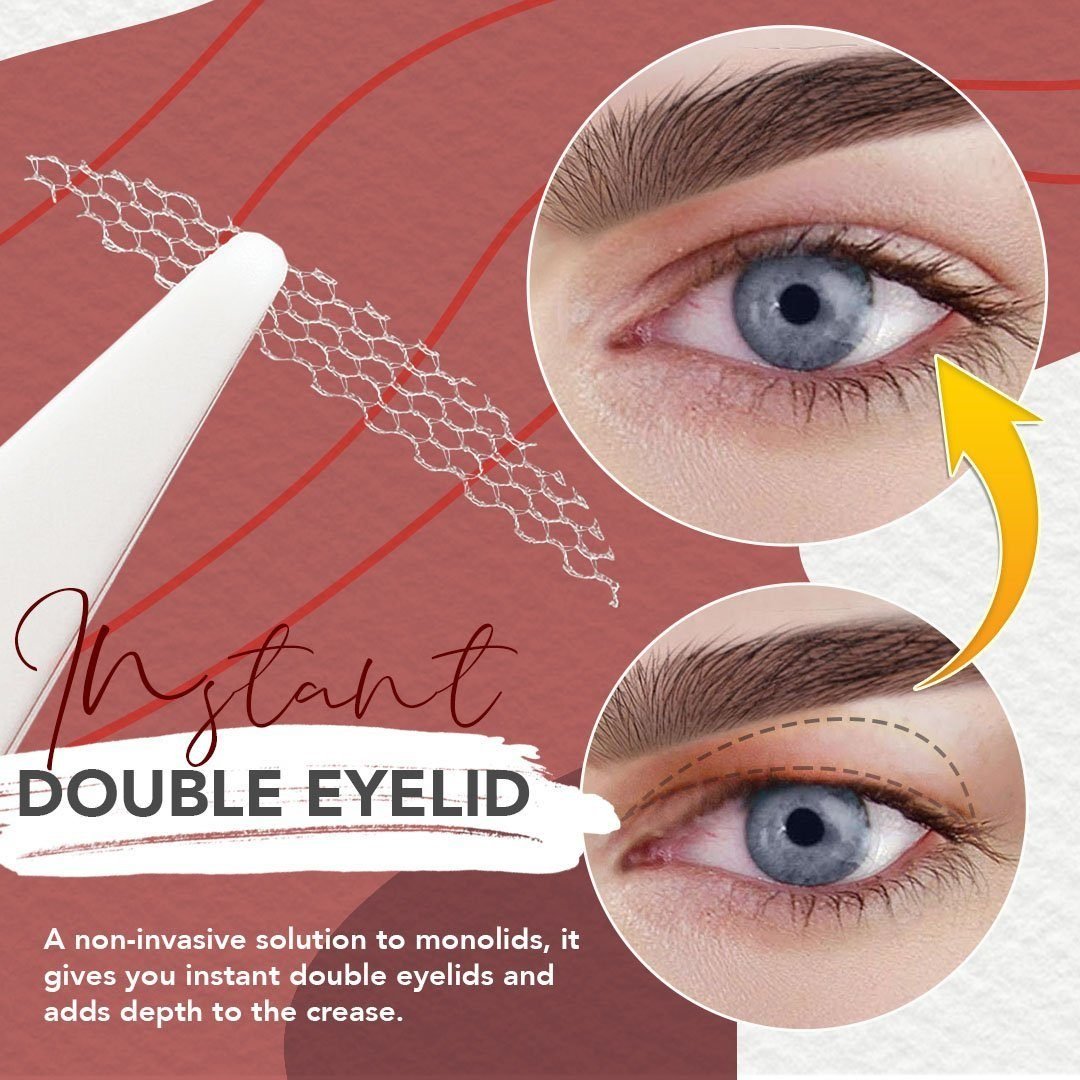 đBUY 1 GET 1 FREEđGLUE-FREE INVISIBLE DOUBLE EYELID STICKER