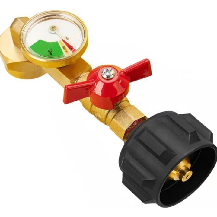 🔥 Top-Rated Propan Refill Elbow Adapter mit Tankanzeige