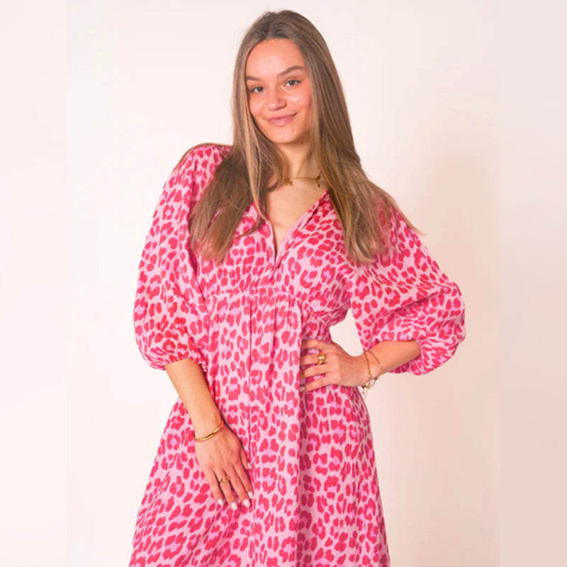💖Limited Sale 49% OFF💖Women's V-Neck Printed Dress
