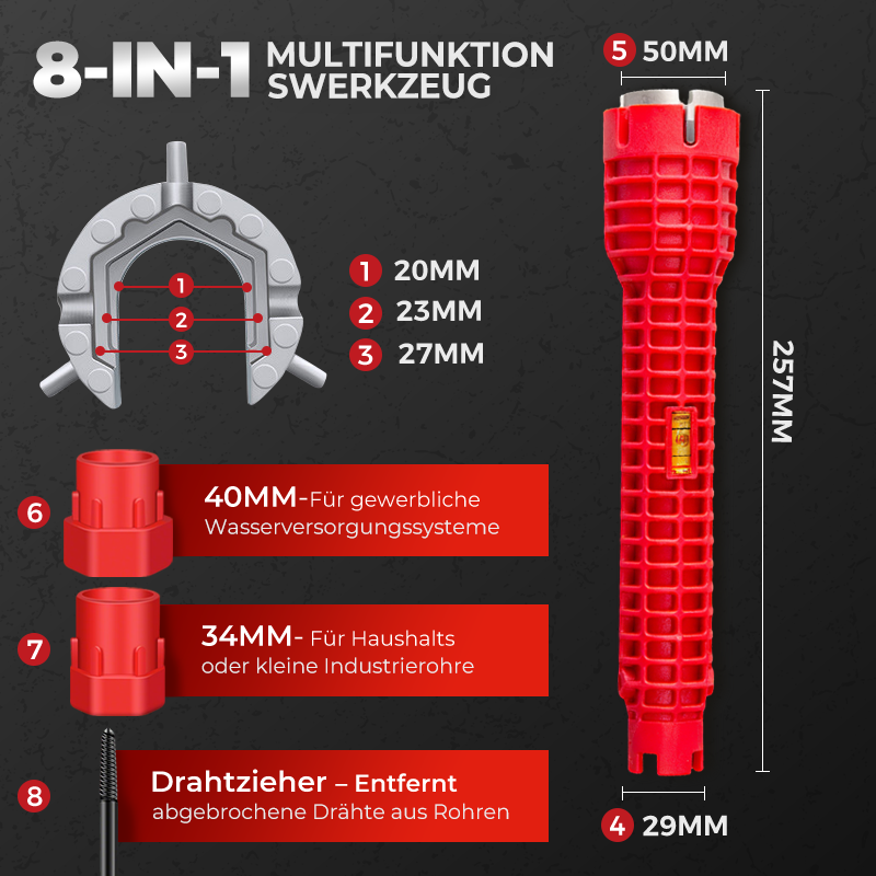 🔥49 % Rabatt🔥Wasserrohrzange