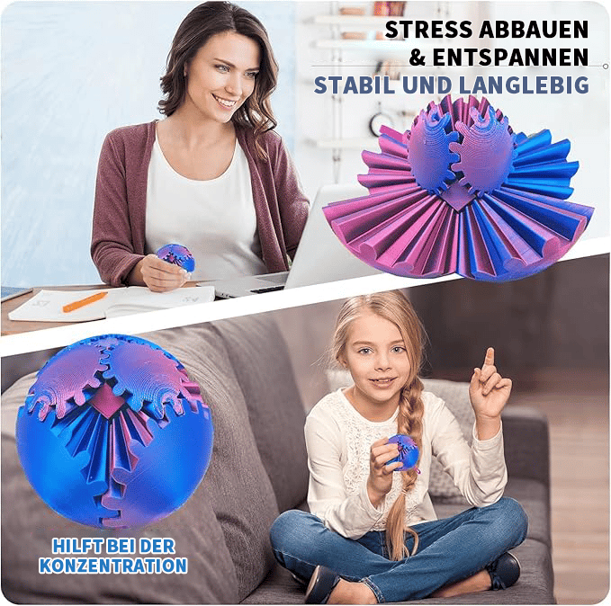 😍😍Kaufen Sie 1 und erhalten Sie 1 gratis 🌀3D GearSphere – Das Steampunk Whirling Wonder Fidget