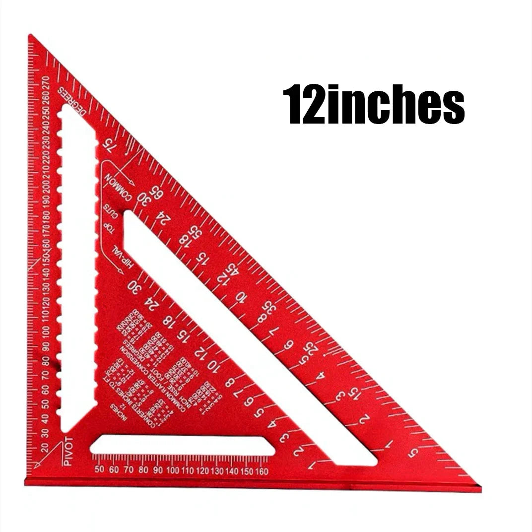 🔥📐 Holzbearbeitung Dreieck Lineal 7-12-Zoll