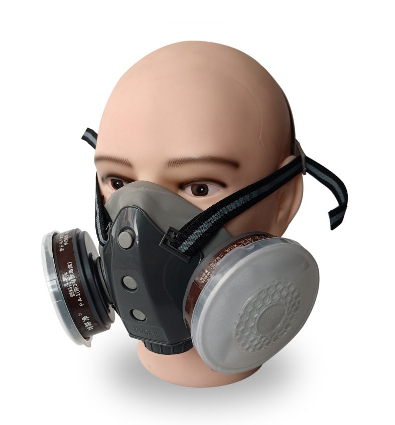 🎁 40% OFF🔥Aktivkohle-Anti-Staub-Doppeltank-Gasmaske