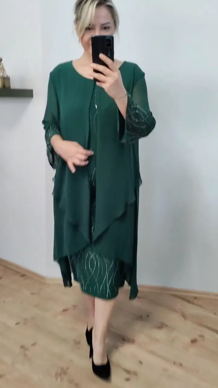 🔥2024 Fashion Chiffon Dresses New Listing -40% off❄️Kostenlose Lieferung✈️
