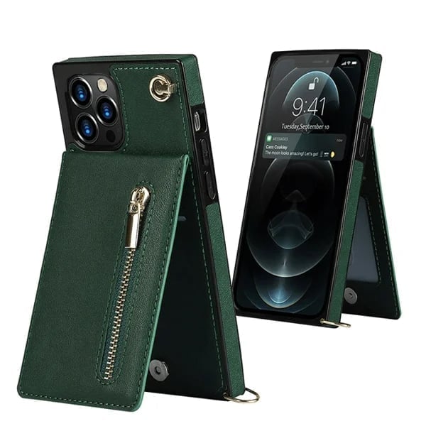 📱Crossbody-Etui für iPhone mit Kartenhalter✨