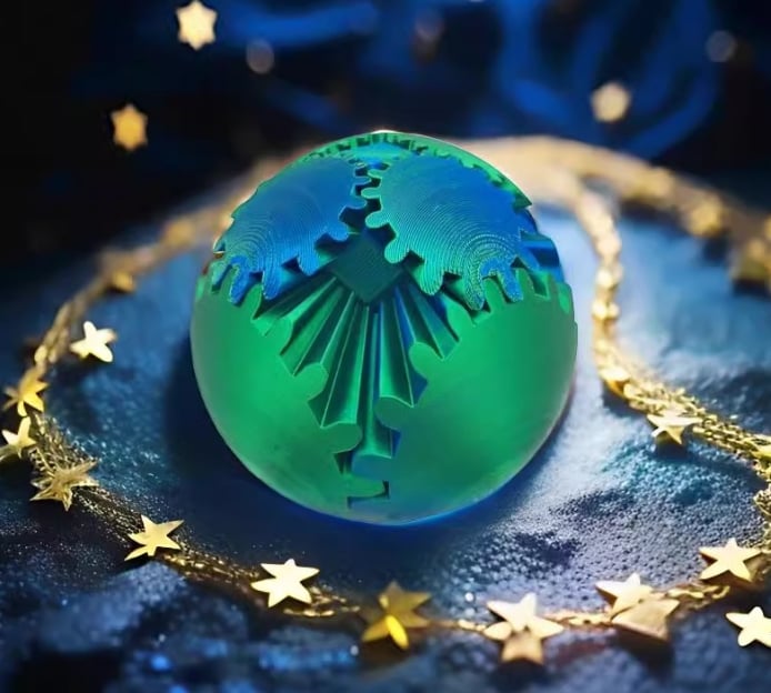 😍😍Kaufen Sie 1 und erhalten Sie 1 gratis 🌀3D GearSphere – Das Steampunk Whirling Wonder Fidget