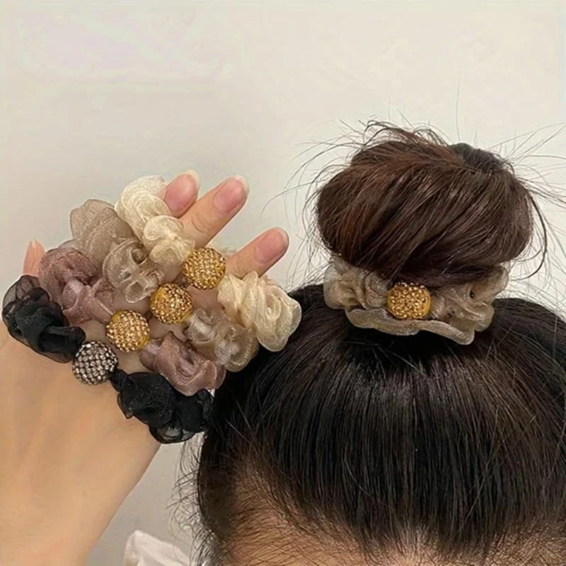 💝Heißer Verkauf 50 % Rabatt💝Elegante Haarbänder mit Strasssteinen und Netzstruktu💎🎀