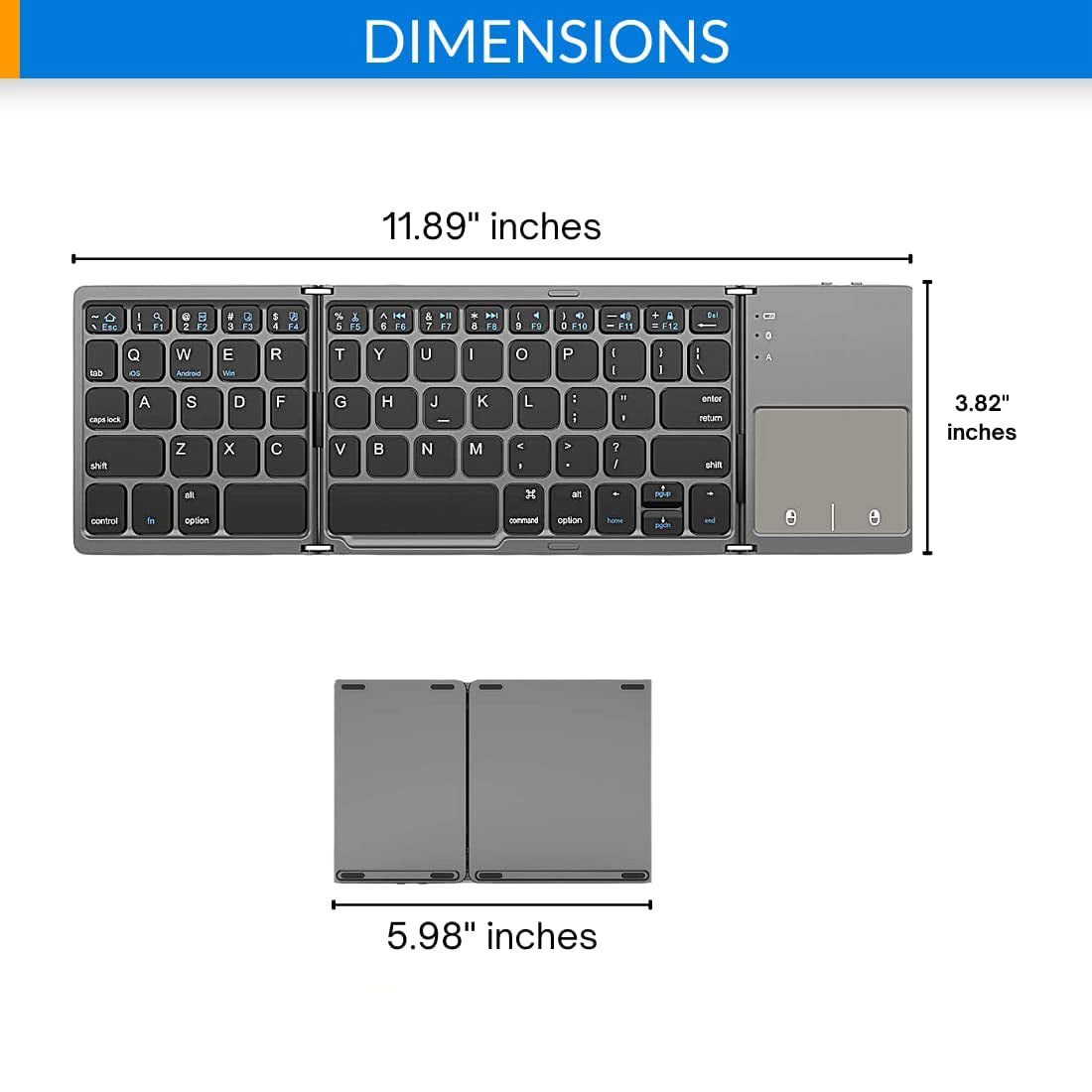 ✈️ kostenloser Versand📦Faltbare drahtlose Bluetooth-Tastatur für Telefon