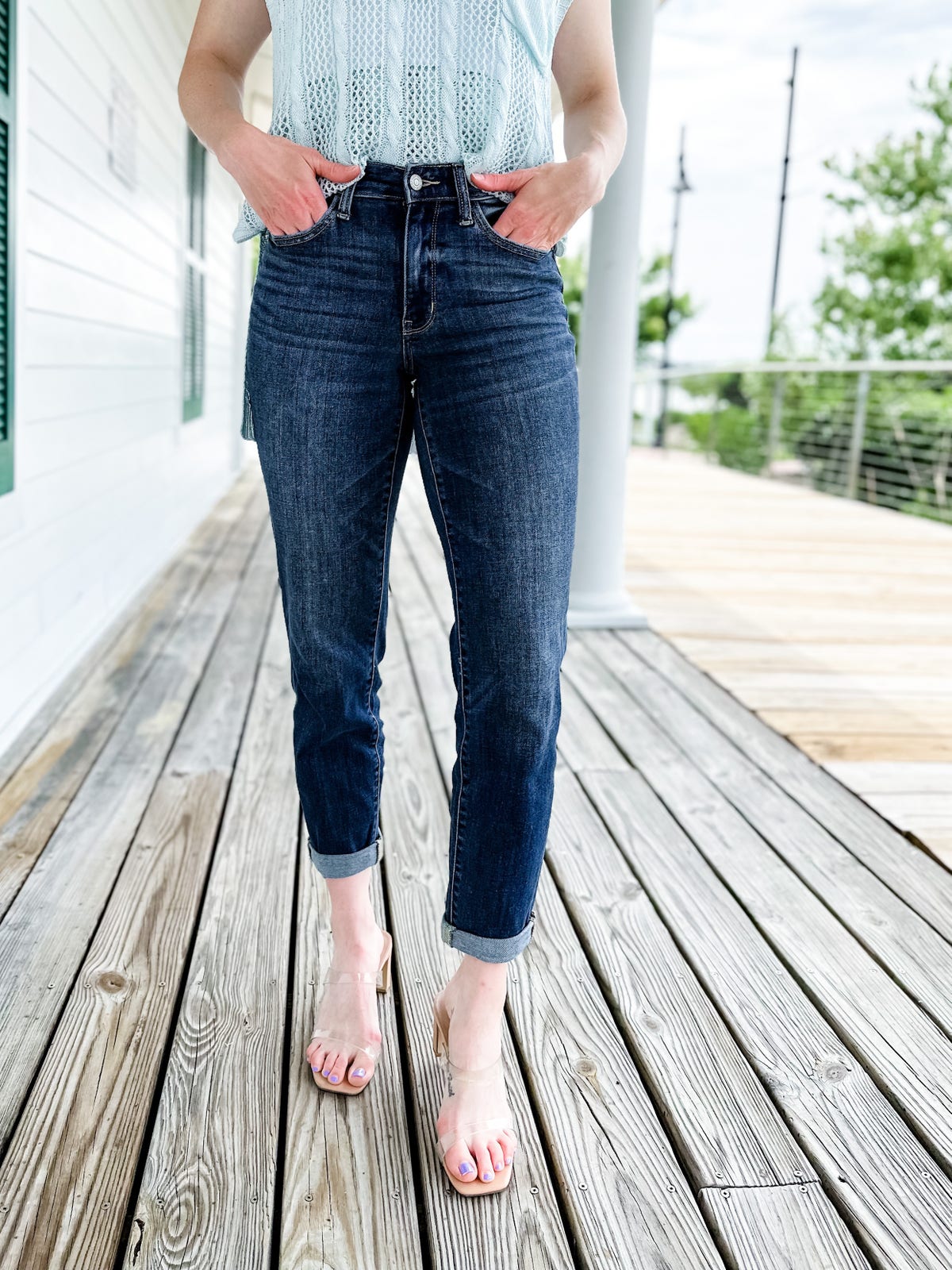 👖😍Bauchfreie Slim Fit Jeans mit Bündchen - ✈️ Kaufen Sie 2 kostenlose Lieferungen