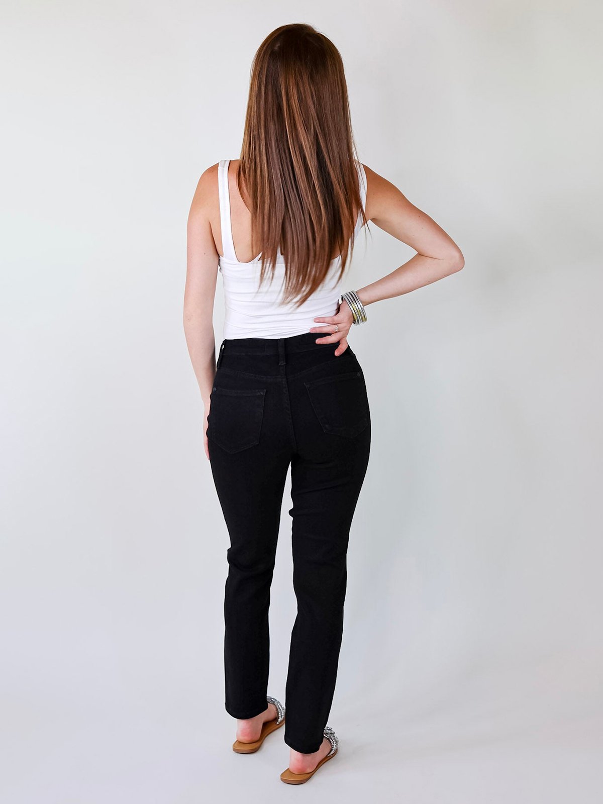 👖😍Bauchfreie Slim Fit Jeans mit Bündchen - ✈️ Kaufen Sie 2 kostenlose Lieferungen