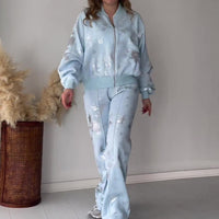 ✨🎇Trendy, afslappet sweatshirtsæt med to dele
