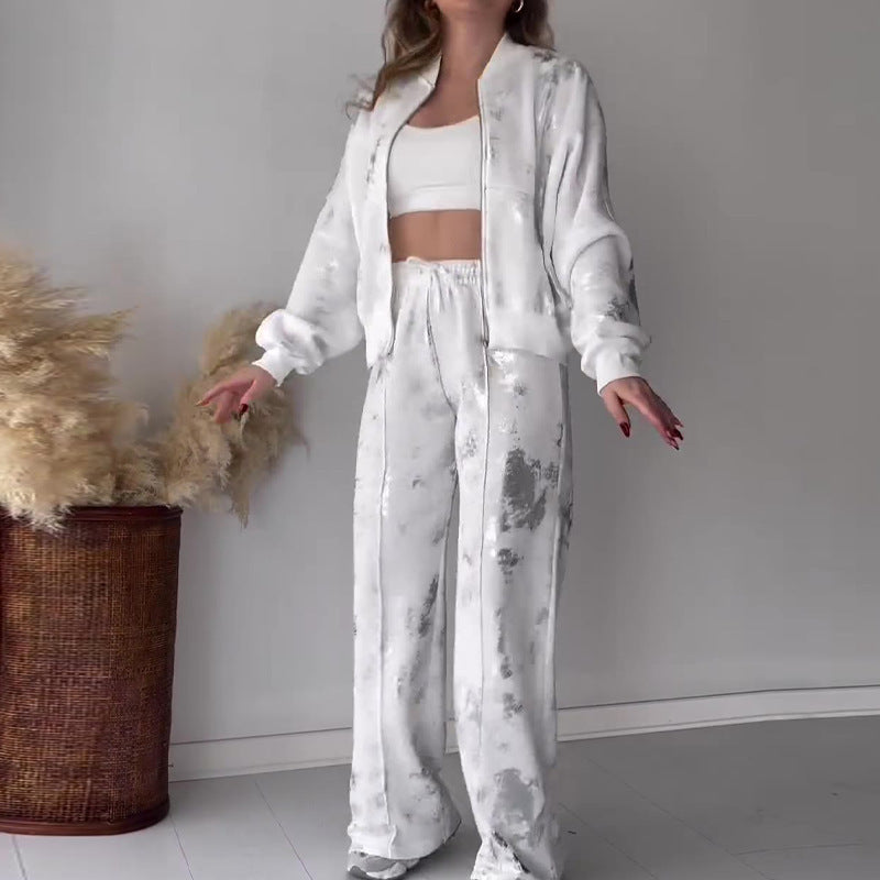 ✨🎇Trendy, afslappet sweatshirtsæt med to dele