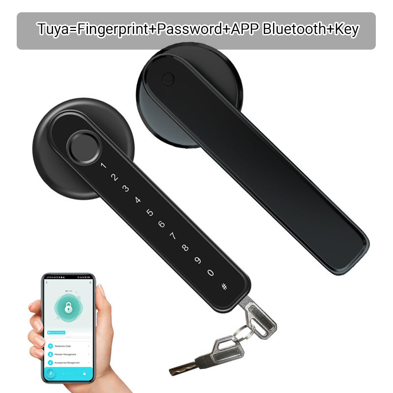 🔐 Intelligenter Fingerabdruck-Türgriff mit Bluetooth-APP-Steuerung – 50 % Rabatt für vernetzte Sicherheit! 📱✨