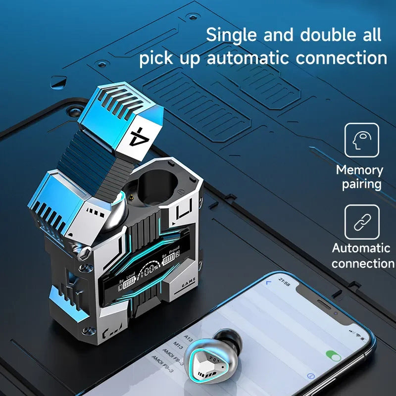 đ„ 2024 Neue Kollektion M-45 Mecha Style Smart Wireless Bluetooth Headset