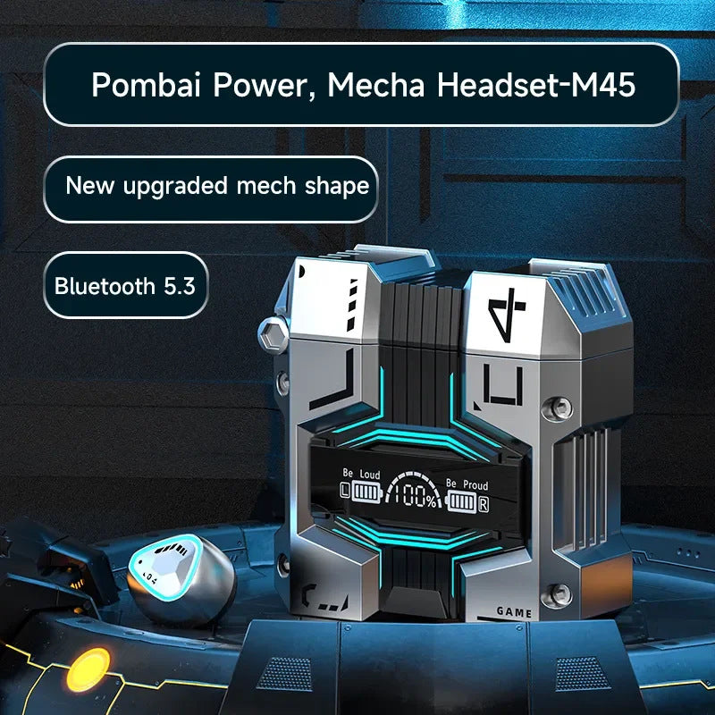 đ„ 2024 Neue Kollektion M-45 Mecha Style Smart Wireless Bluetooth Headset