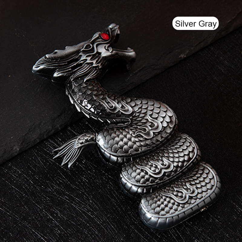 🔥🔥Neues Feuerzeug in Form eines geschnitzten Drachens aus Metall(60%OFF)🔥🔥