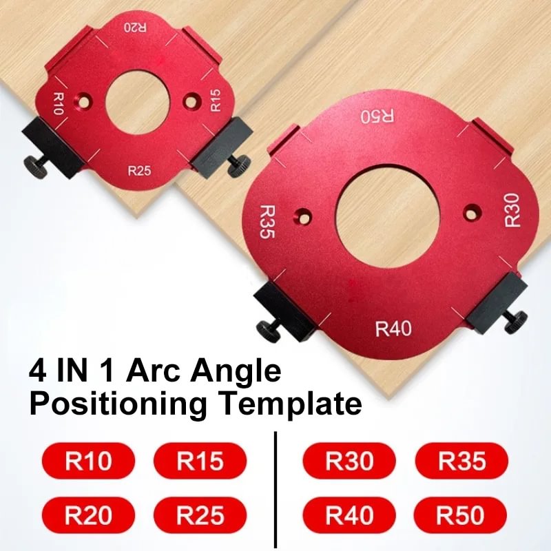 😎4 in 1 Bogenwinkel-Positionierungsschablone