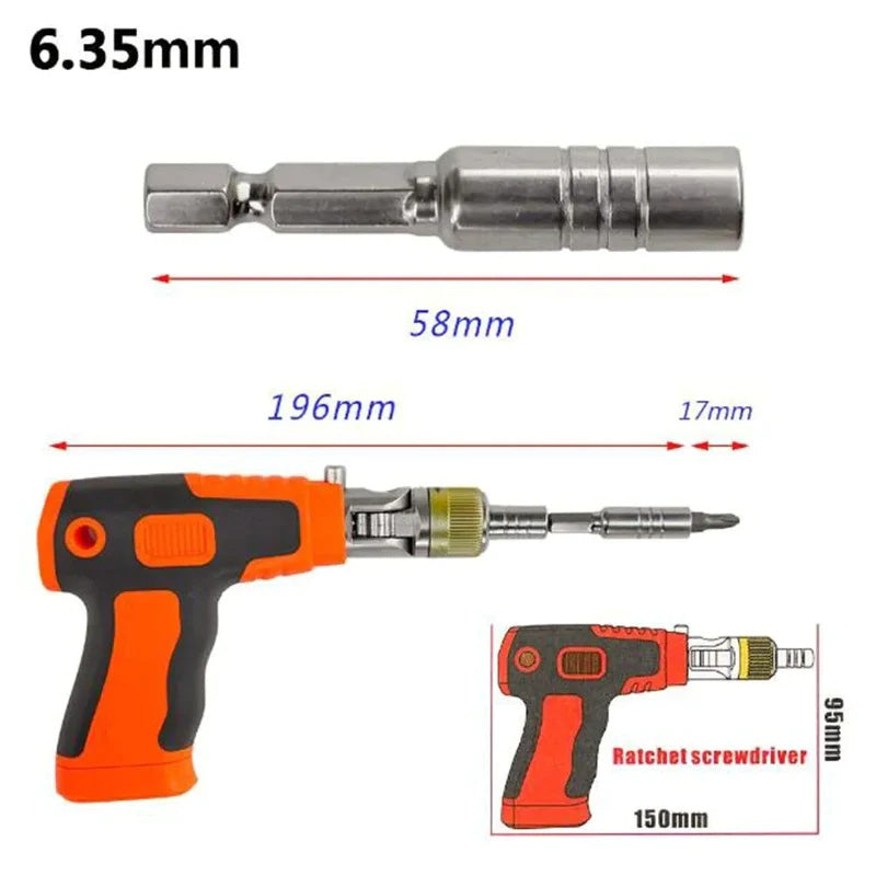 🔥Hot Sale 41% OFF🔥Magnetischer Ratschenschraubendreher-Satz