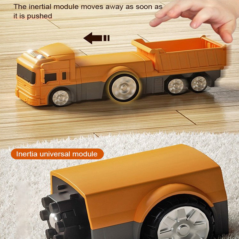 Magnetisches Transformation Technik Auto Zusammengebautes Spielzeug ✈️ Kostenlose Lieferung