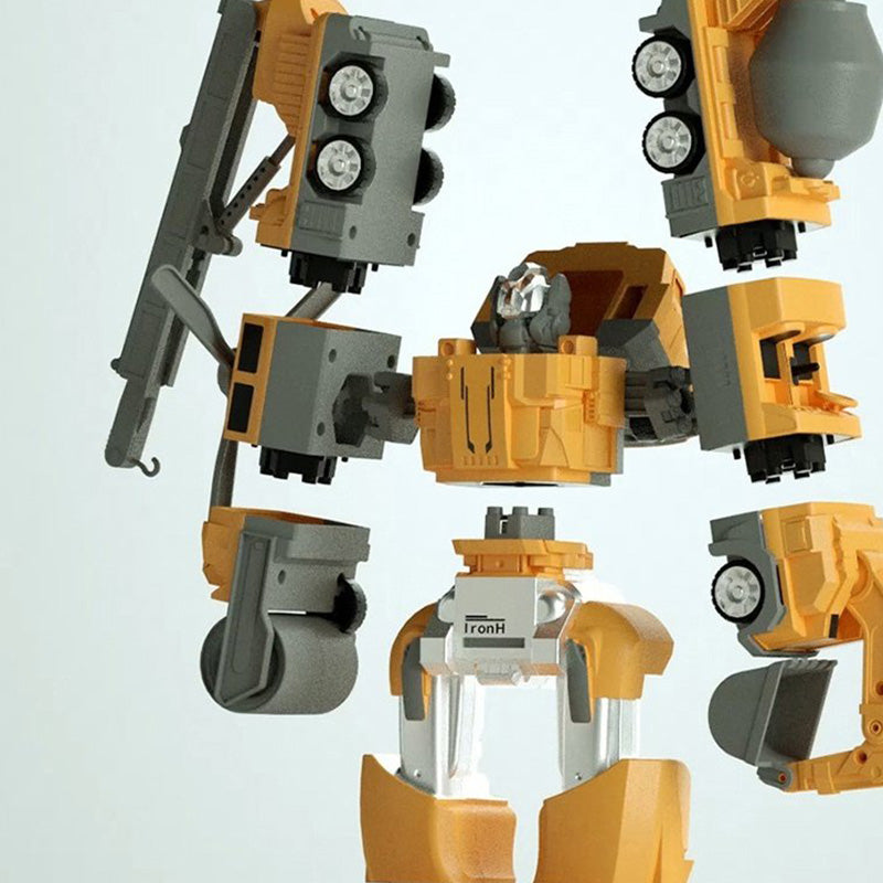 Magnetisches Transformation Technik Auto Zusammengebautes Spielzeug ✈️ Kostenlose Lieferung