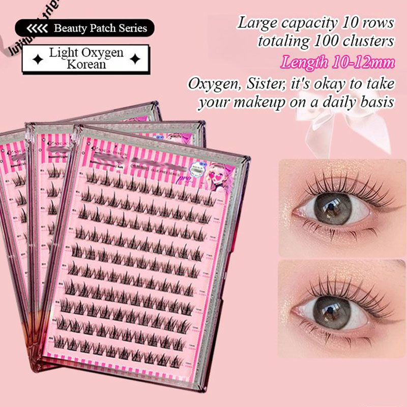 🌸💋Wasserdichte, kleberfreie, realistische falsche Wimpern