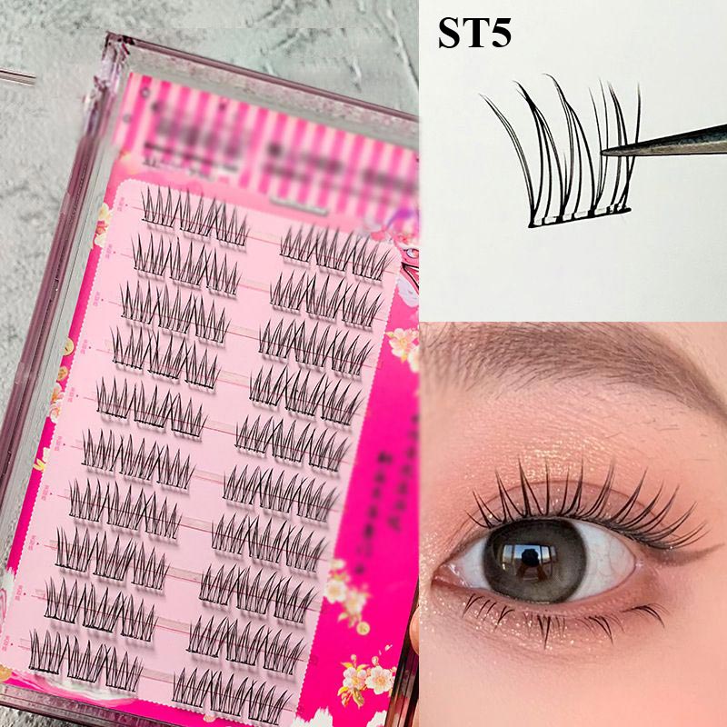 🌸💋Wasserdichte, kleberfreie, realistische falsche Wimpern