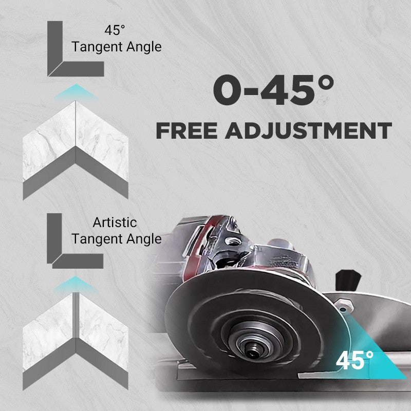 🔥Angle Grinder Stand for Tile 45° Chamfer Cutting🔥