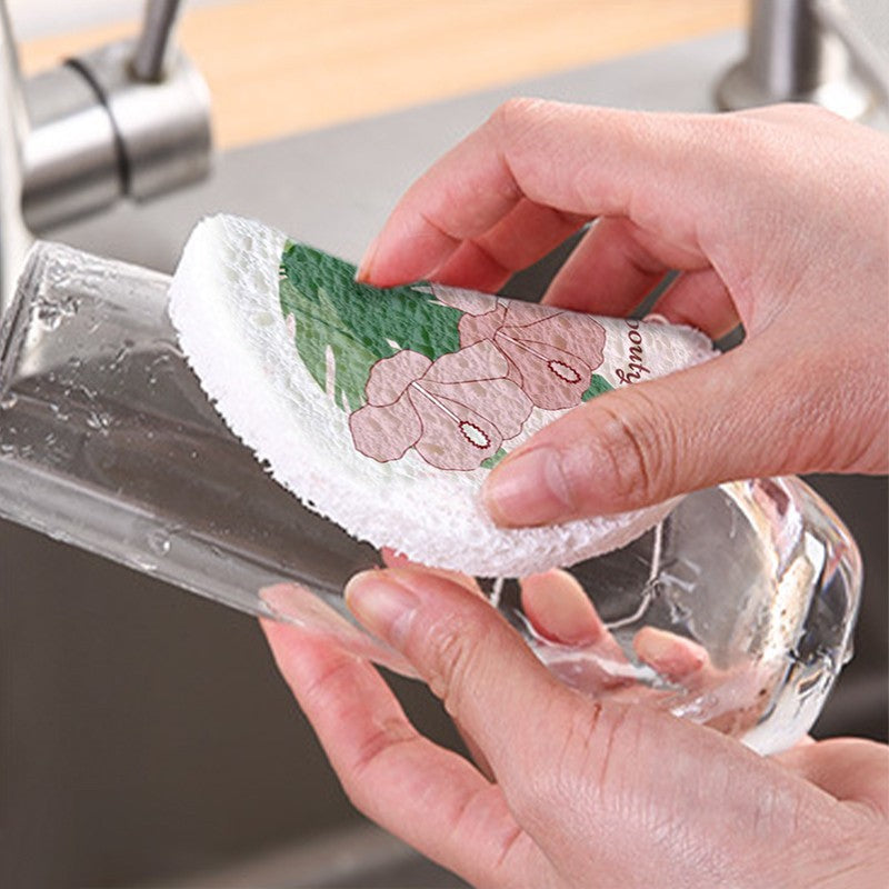 Scrub & Wipe Komprimierte Zellstoffschwämme(Kaufen Sie 3 und erhalten Sie 5 gratis)