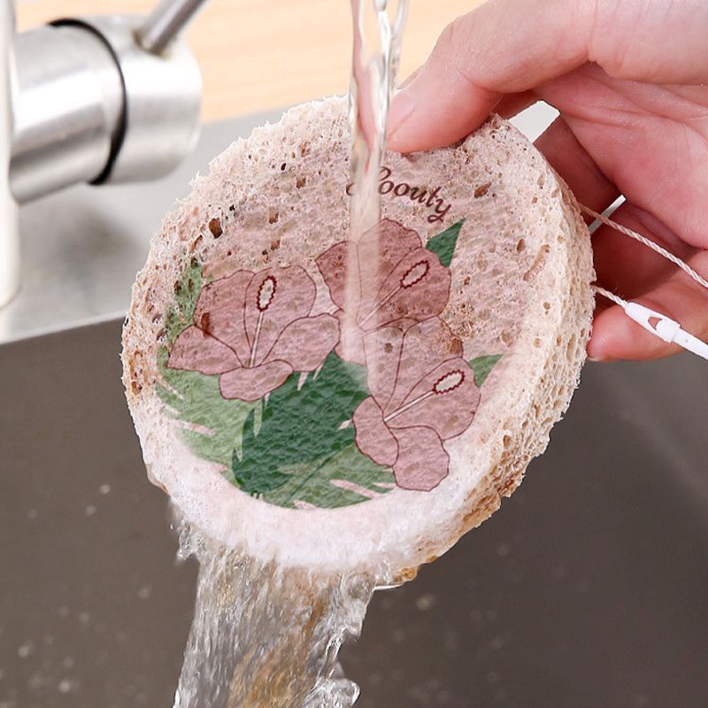 Scrub & Wipe Komprimierte Zellstoffschwämme(Kaufen Sie 3 und erhalten Sie 5 gratis)