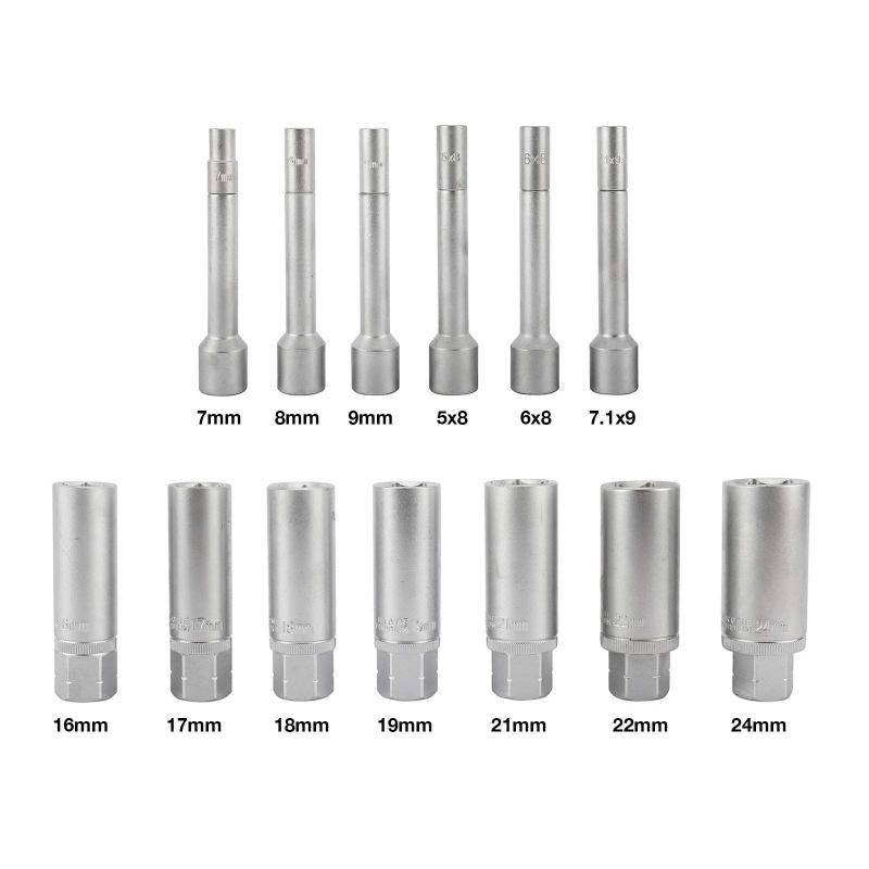 ⚒️Aufhängung Stoßdämpfer Federbein Mutter Removal Tool Socket 18 PCS Kit🔧