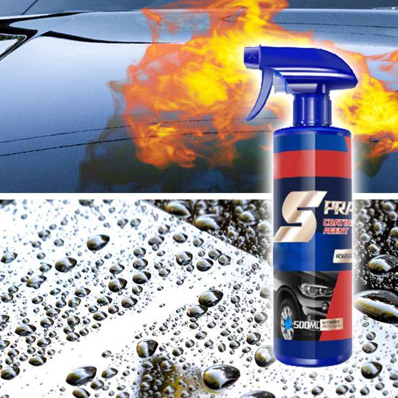 🔥3 IN 1 HOHER SCHUTZ SCHNELL AUTO KERAMISCHE BESCHICHTUNG SPRAY