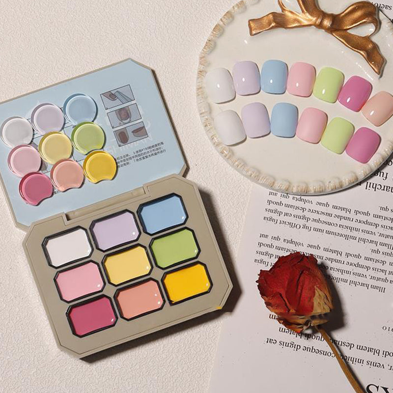Cremiges, buntes Nagellack-Set