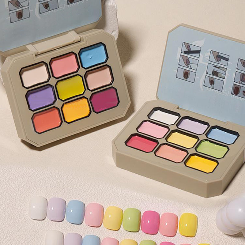 Cremiges, buntes Nagellack-Set
