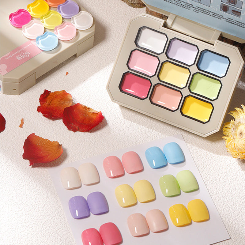 Cremiges, buntes Nagellack-Set