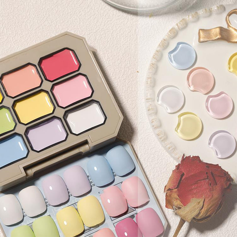 Cremiges, buntes Nagellack-Set