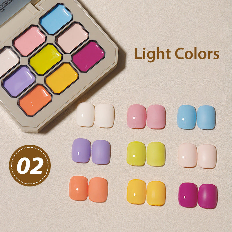 Cremiges, buntes Nagellack-Set