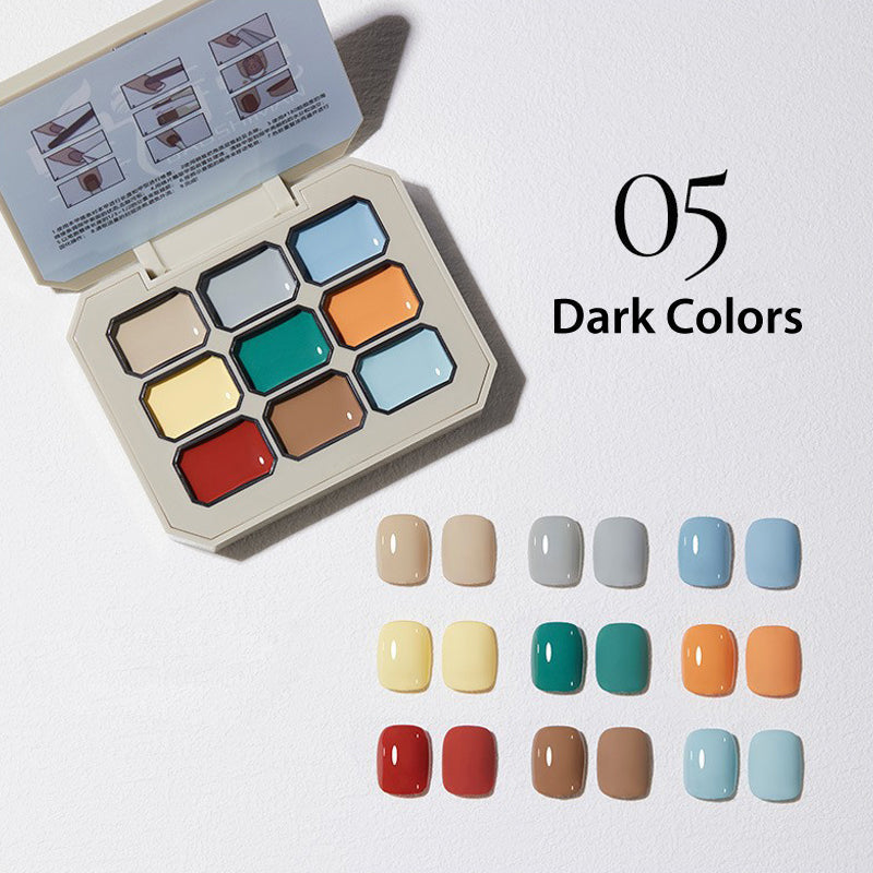 Cremiges, buntes Nagellack-Set