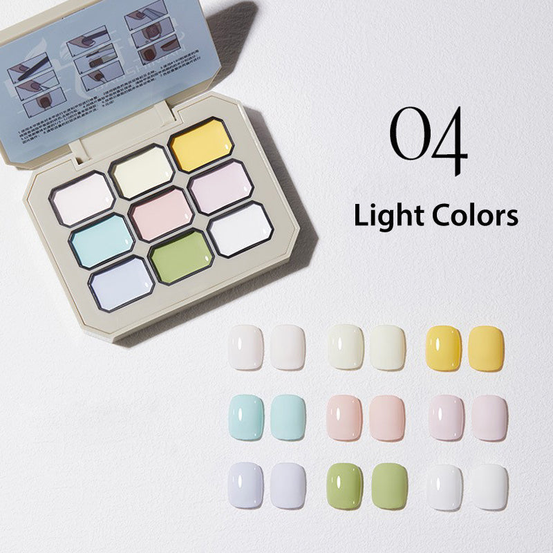 Cremiges, buntes Nagellack-Set