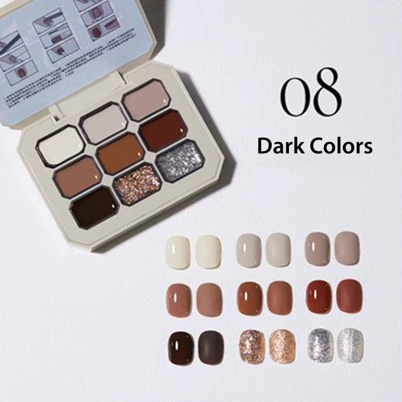 Cremiges, buntes Nagellack-Set
