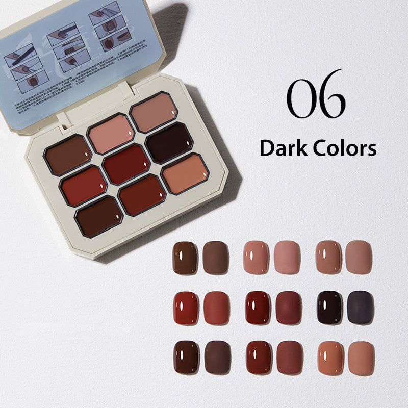Cremiges, buntes Nagellack-Set