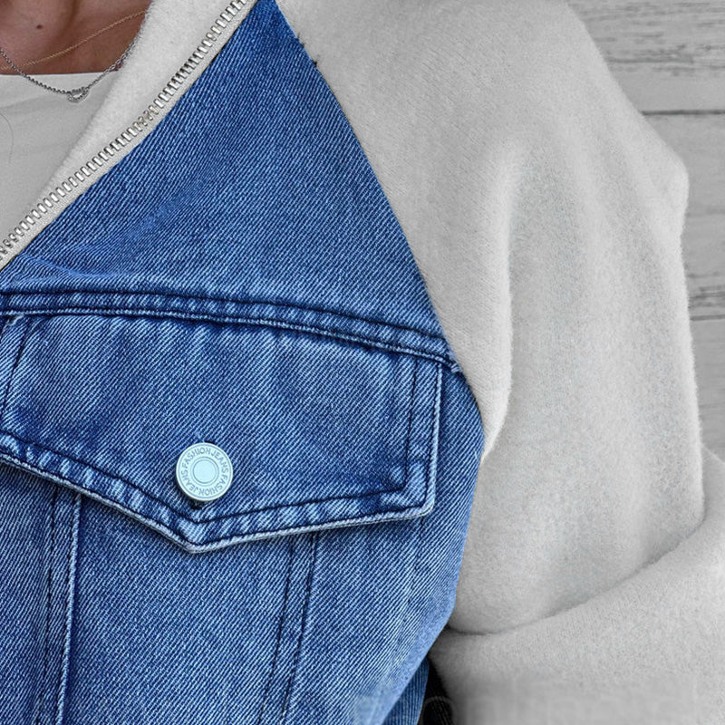 Sommerschlussverkauf Neue Produkte 31% Rabatt🍃🔥Neue modische kreative Denim-Spleißjacke für Damen