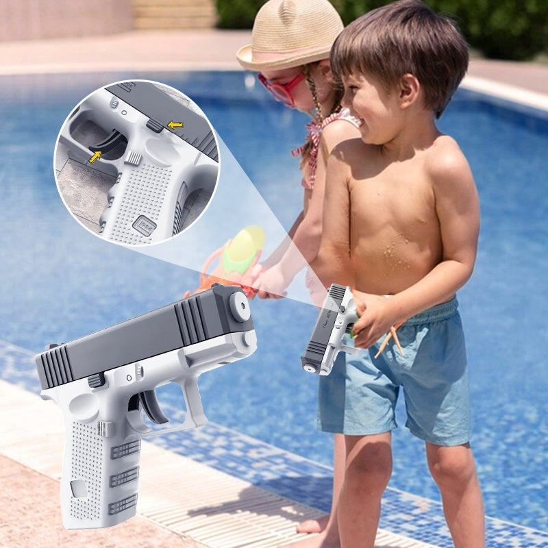 🔫🔥Kontinuierlich arbeitender leistungsstarker Handwasserwerfer mit großer Reichweite für Kinder und Sommerspaß