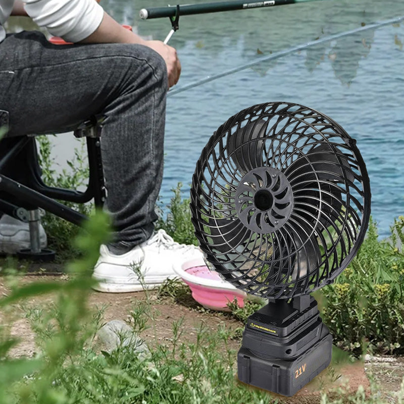 8 Zoll batteriebetriebener Outdoor Camping Ventilator