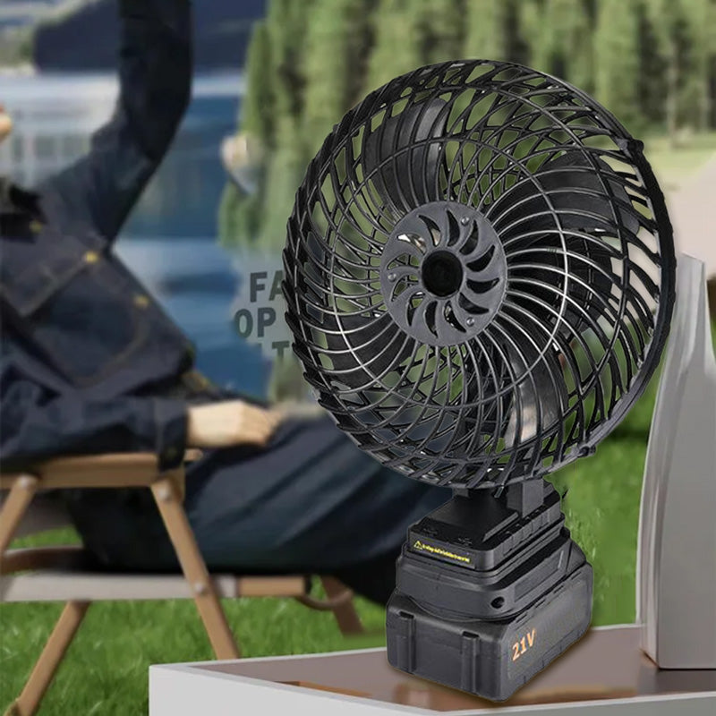8 Zoll batteriebetriebener Outdoor Camping Ventilator