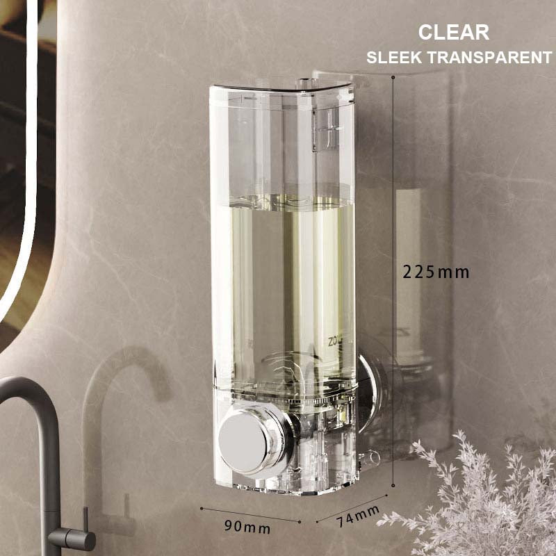 Universeller Shampoo-Spender mit Saugnapf für die Wandmontage