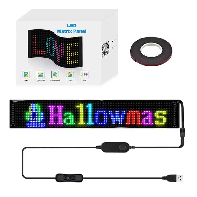 ✨ 🚗Flexibles Bluetooth-LED-Display für Fahrzeuge